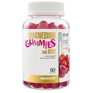 MAXLER, Magnesium Gummies for Kids, 60 марм