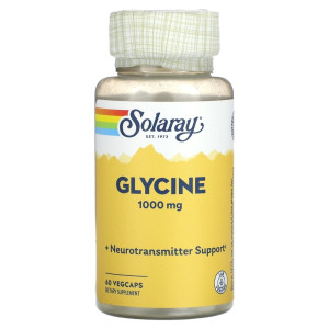 Solaray, Glycine 1000 ΠΌΠ³, 60 ΠΊΠ°ΠΏΡ (60 ΠΏΠΎΡΡΠΈΠΉ)