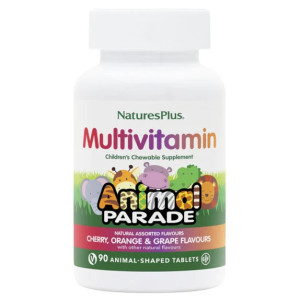Natures Plus, Animal Parade, Kids Multi, 90 табл (45 порций)