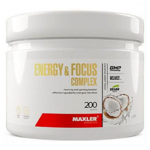 MAXLER, Energy and Focus complex, 200 г (25 порций)
