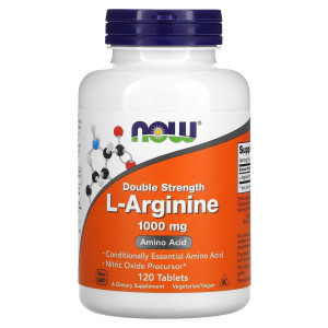 NOW, L-Arginine 1000 мг