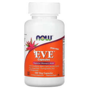 NOW, EVE iron free, 120 капс (30 порций)