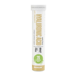 MAXLER, Hyaluronic Acid with Vitamin C, 20 шип табл (20 порций)
