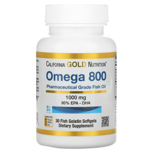 California Gold Nutrition, Omega-3 800