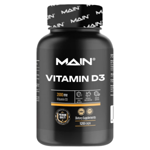 MAIN, D3 2000 МЕ, 120 капс (120 порций)