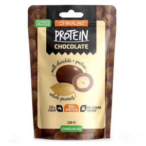 CHIKALAB, Арахис в шоколаде, 120 г