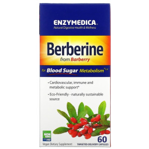 Enzymedica, Berberine, 60 капс (60 порций)