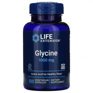Life Extension, Glycine, 1000 мг, 100 капс (100 порций)