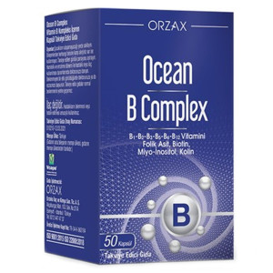 Orzax Ocean, B-Complex, 50 капс (50 порций)