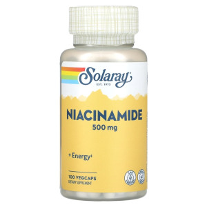 Solaray, Niacinamide 500 мг, 100 капс (100 порций)