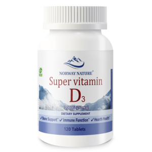 Norway Nature, Super Vitamin D3, 10000 IU, 120 табл (120 порций)