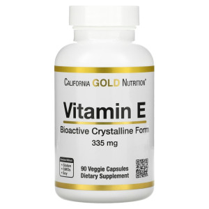 California Gold Nutrition, Vitamin E, 90 капс (90 порций)