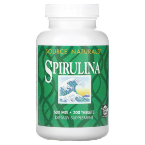 Source Naturals, Spirulina, 200 табл (33 порции)
