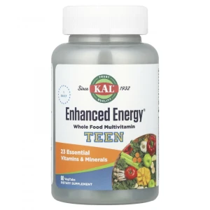 KAL, Enhanced Energy For Teens, 60 табл (60 порций)