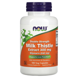 NOW, Milk Thistle Extract 300 mg Silymarin 240 mg